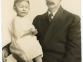 Winfield Pierce with daughter Fern - ca 1914